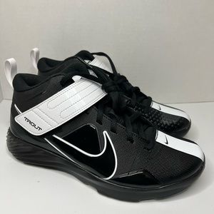 Nike Force Trout 7 Turf BG Black White Baseball Cleats YOUTH 5.5Y DC9217 005